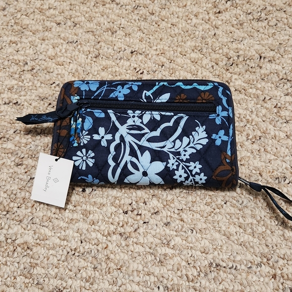 Vera Bradley Turnlock Wallet in Java Floral - Picture 4 of 10